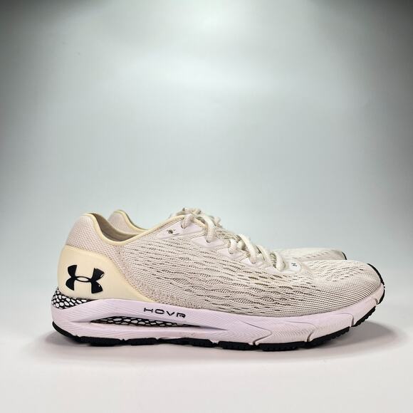 Under Armour HOVR Sonic 3 White Running Shoes Cushioned Sneakers Womens Size 7.5 - Picture 1 of 10